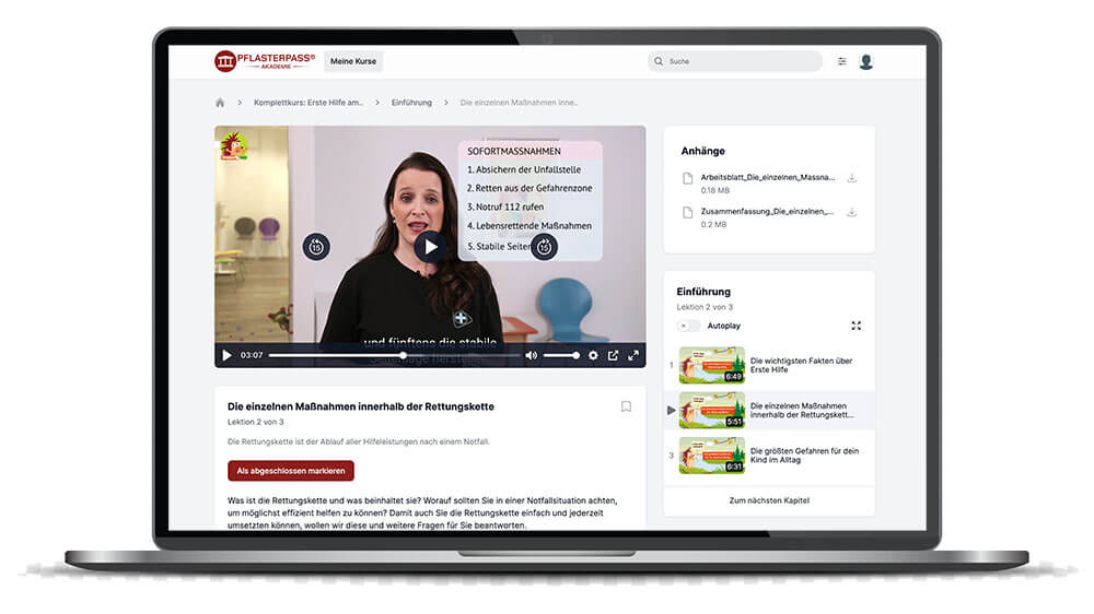 Pflasterpass® -Akademie - Online Videokurs Einführung