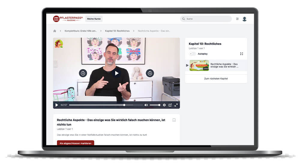 Pflasterpass® -Akademie - Online Videokurs Modul 10